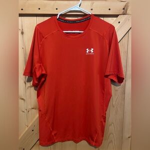 Under Armour Men's Vibrant Red Short Sleeve Tee